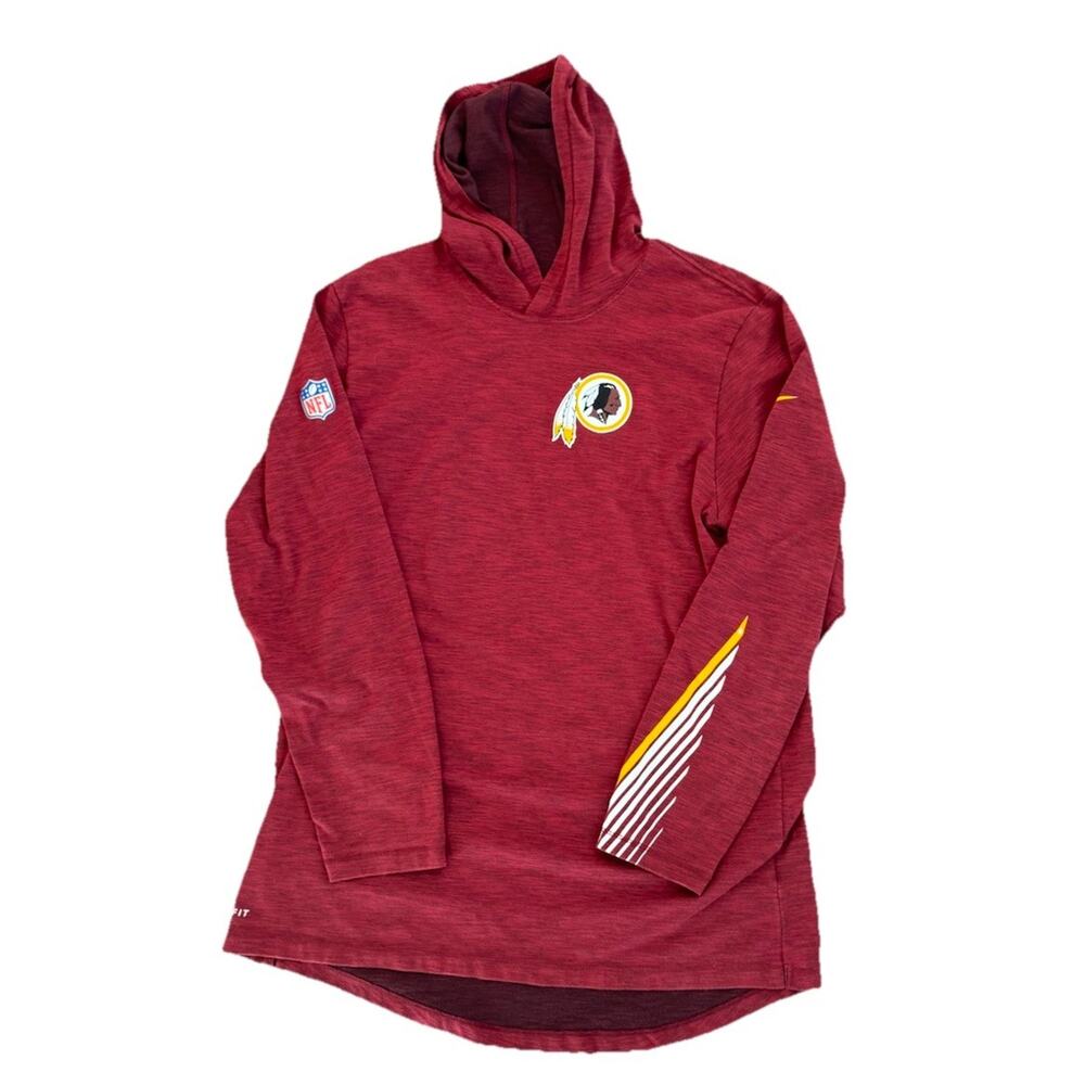 Washington Redskins Long Sleeve Hoodie Nike Dri Fit On Field Nike Tee Size L